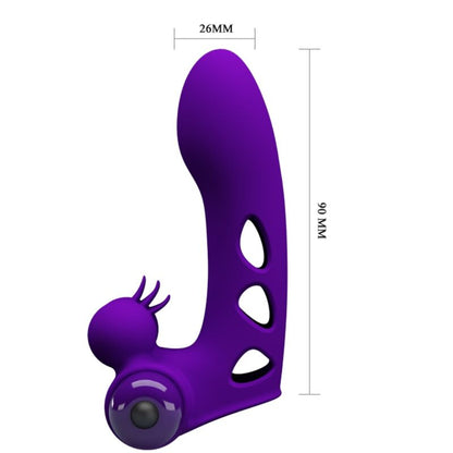 PRETTY LOVE - PURPLE ORLANDO FINGER VIBRATOR COVER
