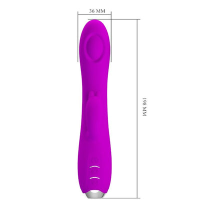 PRETTY LOVE - VIBRADOR CHUPADOR RECARGABLE REGINA PÚRPURA