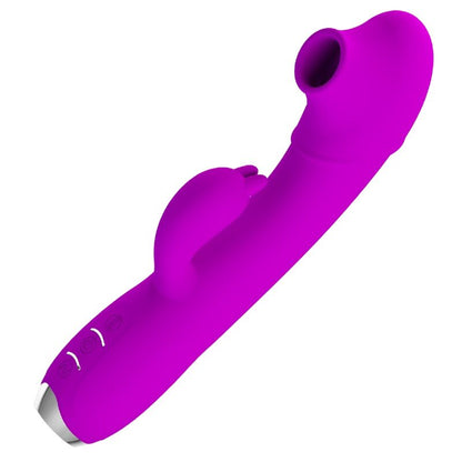 PRETTY LOVE - RECHARGEABLE SUCKER VIBRATOR REGINA PURPLE