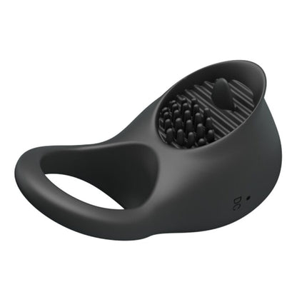 PRETTY LOVE - VIBRATING COCK RING WITH BLACK TONGUE
