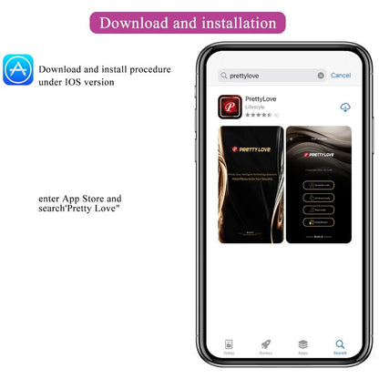 PRETTY LOVE - PURPLE APP-CONTROLLED NYMPH VIBRATING EGG