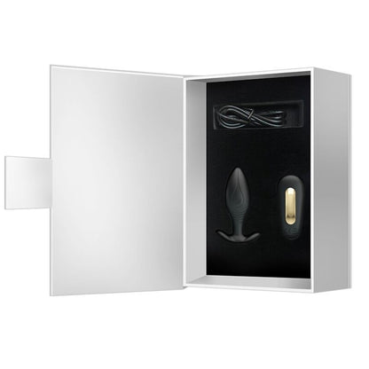 PRETTY LOVE - VIBRADOR RECARGABLE REGINA ANAL PLUG NEGRO