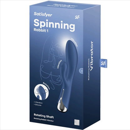 SATISFYER - SPINNING RABBIT 1 CLITORIS STIMULATION AND G-POINT RED