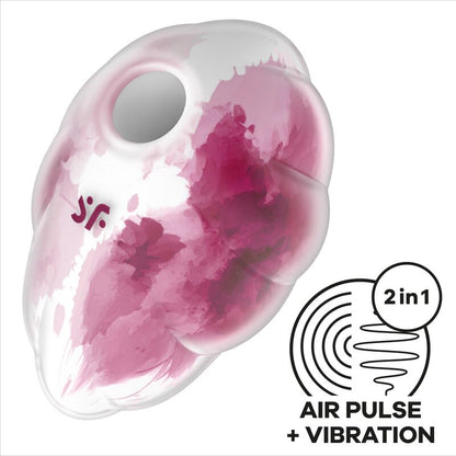 SATISFYER - CLOUD DANCER GREEN AIR WRIST VIBRATOR