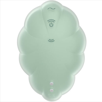 SATISFYER - CLOUD DANCER GREEN AIR WRIST VIBRATOR
