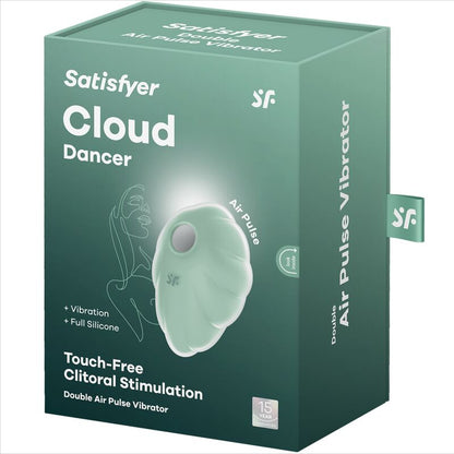 SATISFYER - CLOUD DANCER GREEN AIR WRIST VIBRATOR