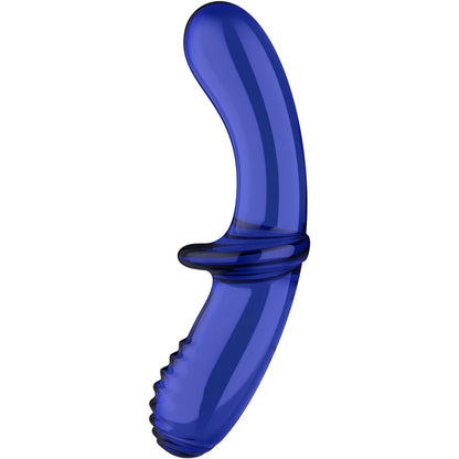 SATISFYER - CLEAR DOUBLE CRYSTAL DILDO