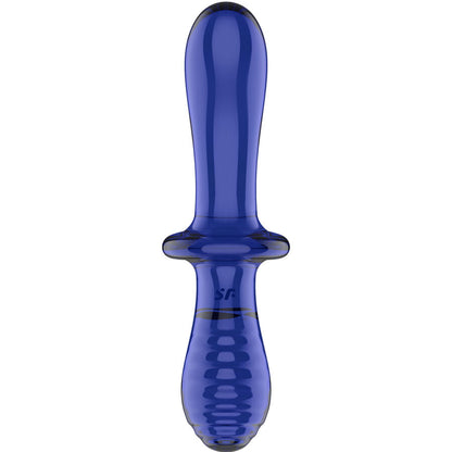 SATISFYER - CLEAR DOUBLE CRYSTAL DILDO