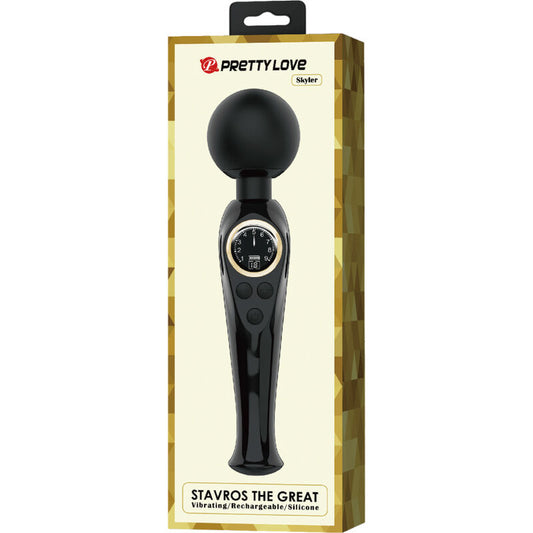 PRETTY LOVE - SKYLER VIBRATING WAND BLACK