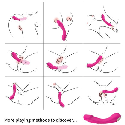 ARMONY - VIBRADOR DILDO G-SPOT SILICONA FUCSIA