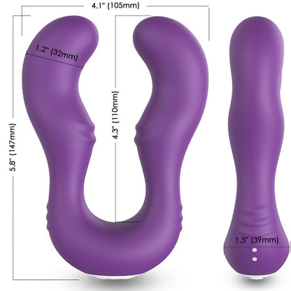 ARMONY - VIBRADOR SERAPH DOBLE CONTROL REMOTO MORADO