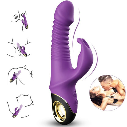 ARMONY - ZING DILDO VIBRADOR CONEJITO MORADO