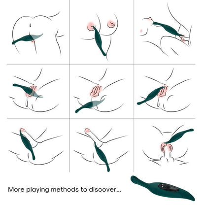 ARMONY - ESTIMULADOR Y VIBRADOR HOJA VERDE