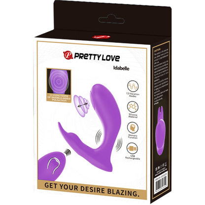 PRETTY LOVE - VIBRATION AND PULSATION REMOTE CONTROL IDABELLE VIOLET