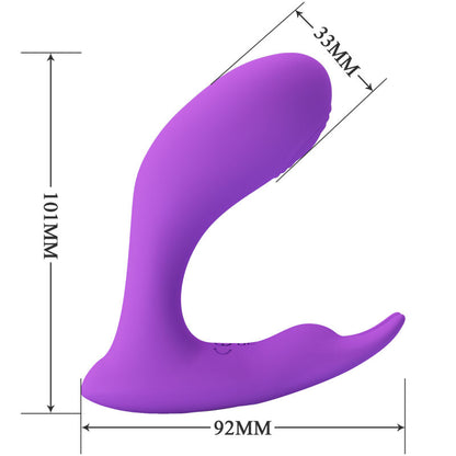 PRETTY LOVE - VIBRATION AND PULSATION REMOTE CONTROL IDABELLE VIOLET