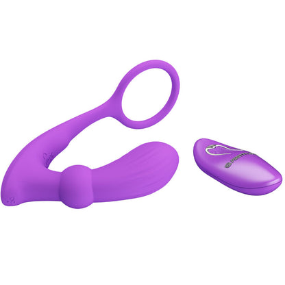 PRETTY LOVE - ANAL RING AND VIBRATOR WARREN VIOLET