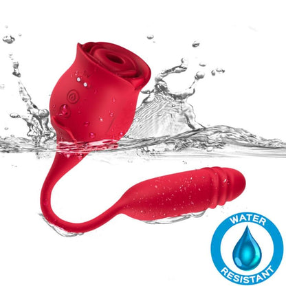 ARMONY - ROSEKNIGTH LÁMINA CLÍTORIS VIBRANTE Y VIBRADOR ROJO