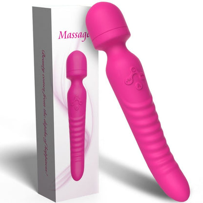ARMONY - MASAJEADOR MISIÓN Y VIBRADOR EFECTO CALOR FUCSIA