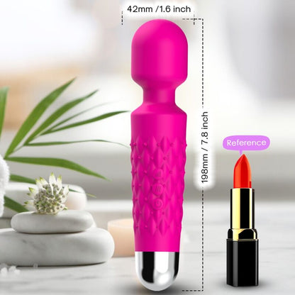 ARMONY - MASAJEADOR POSTMAN Y VIBRADOR CABEZA SUPER FLEXIBLE FUCSIA