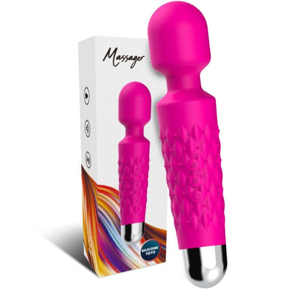ARMONY - MASAJEADOR POSTMAN Y VIBRADOR CABEZA SUPER FLEXIBLE FUCSIA