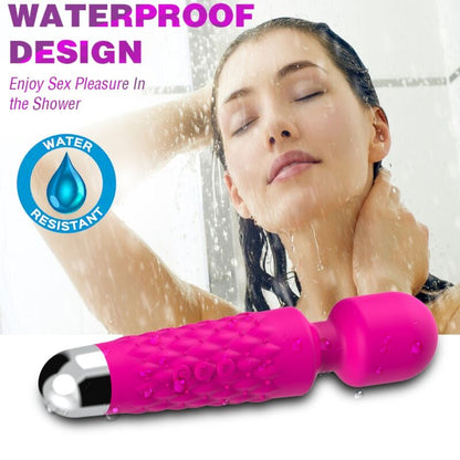 ARMONY - MASAJEADOR POSTMAN Y VIBRADOR CABEZA SUPER FLEXIBLE FUCSIA