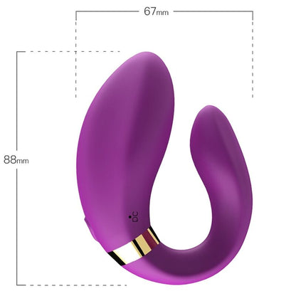 ARMONY - PURPLE REMOTE CONTROLLED INCREASING VIBRATOR FOR COUPLES