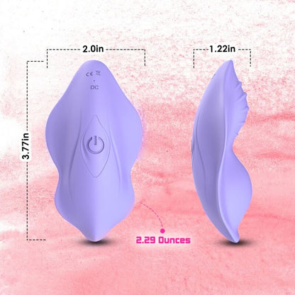 ARMONY - WHISPER WEARABLE PANTIES VIBRADOR CON MANDO A DISTANCIA PÚRPURA