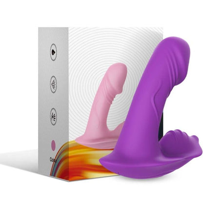 ARMONY - VIBRADOR DE SILBATO CON CONTROL REMOTO INTRODUCIBLE PÚRPURA