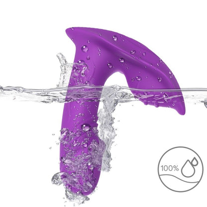 ARMONY - VIBRADOR DE SILBATO CON CONTROL REMOTO INTRODUCIBLE PÚRPURA