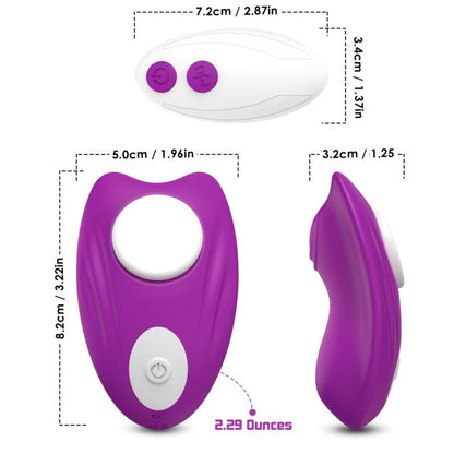 ARMONY - PANTALETA VIBRADORA BUTTERFLY WEARABLE CONTROL REMOTO MORADO