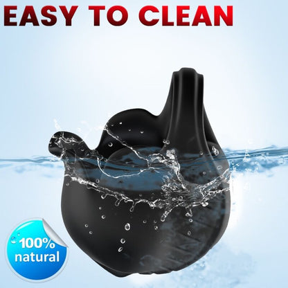 ARMONY - BLACK REMOTE CONTROL COPING VIBRATING RING