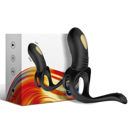 ARMONY - JOY JUMPER RING COUPLES VIBRATOR AND BLACK ANAL PLUG