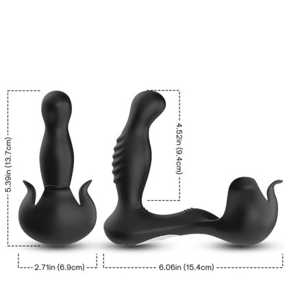ARMONY - VIBRADOR SURROUND ANAL Y ESTIMULADOR DE TESTÍCULOS CON CONTROL REMOTO NEGRO