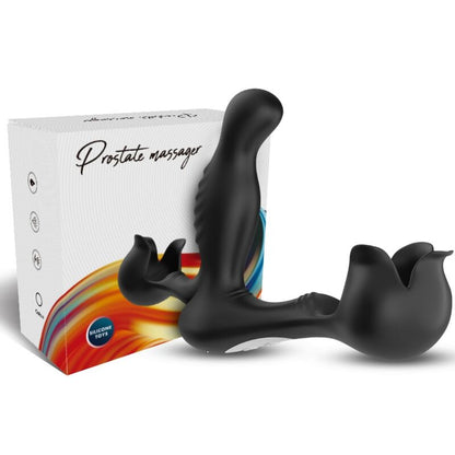 ARMONY - VIBRADOR SURROUND ANAL Y ESTIMULADOR DE TESTÍCULOS CON CONTROL REMOTO NEGRO