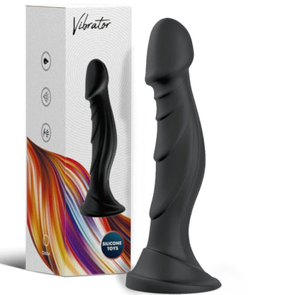 ARMONY - BLACK REMOTE CONTROL DILDO AND ANAL PLUG VIBRATOR