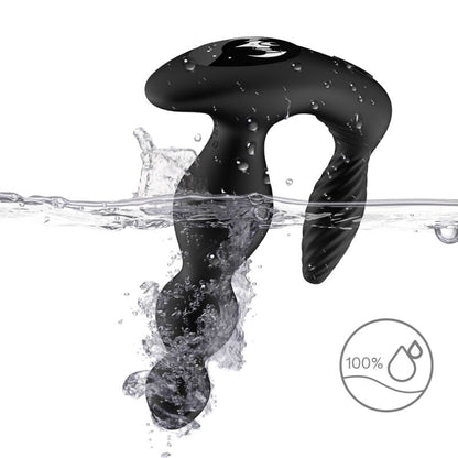 ARMONY - VIBRADOR Y ESTIMULADOR MANFUN PLUG ANAL CONTROL REMOTO NEGRO
