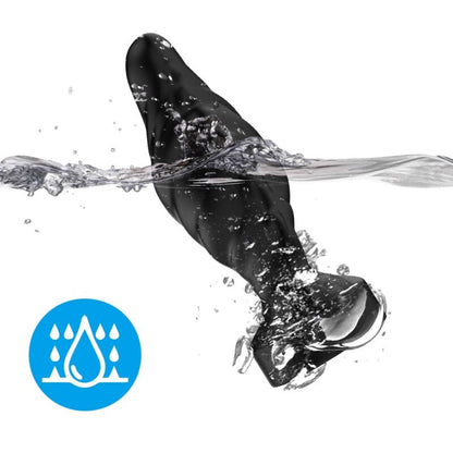 ARMONY - VIBRADOR Y PLUG ANAL CONTROL REMOTO NEGRO