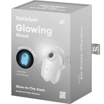 SATISFYER - GLOWING GHOST AIR PULSE Y VIBRADOR AMARILLO