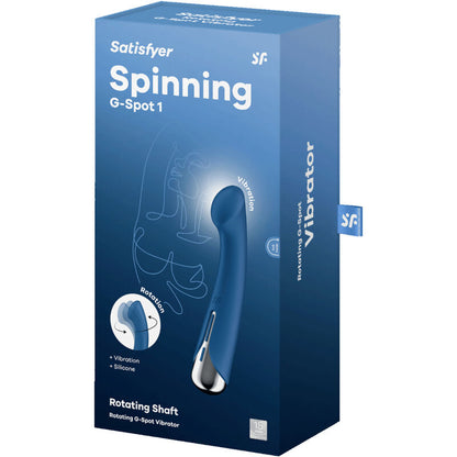 SATISFYER - SPINNING G-SPORT 1 VIBRADOR ROTATORIO ROJO