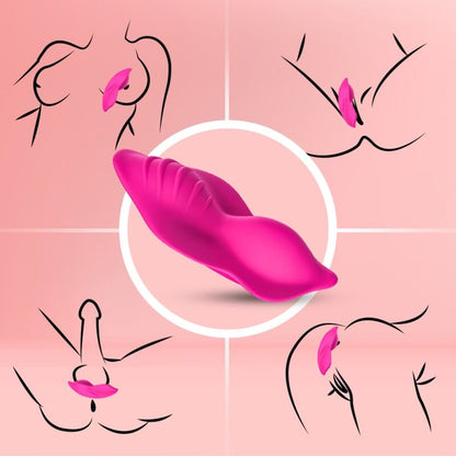 ARMONY - WHISPER WEARABLE PANTIES VIBRADOR DE CONTROL REMOTO FUCSIA