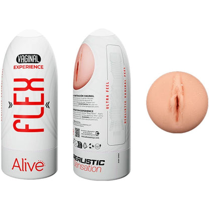 ALIVE - FLEX MASTURBADOR MASCULINO VAGINAL TALLA M