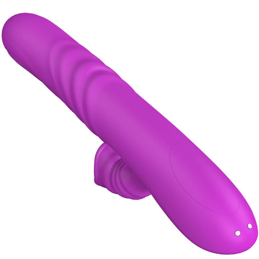 ARMONY - ANGELIA MULTIFUNCTION VIBRATOR WITH STIMULATING TONGUE, VIOLET HEAT EFFECT