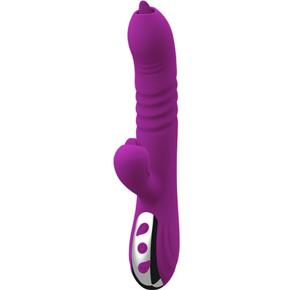 ARMONY - FAIRY MULTIFUNCIÓN VIBRADOR DE LENGUA DOBLE EFECTO CALOR VIOLETA