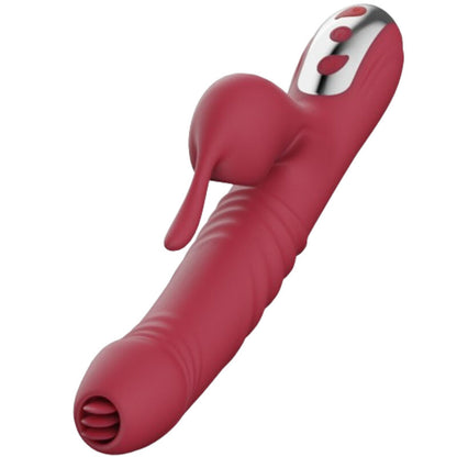 ARMONY - VIBRADOR Y SUCCIÓN CON LENGUA ESTIMULANTE BURGUNDY