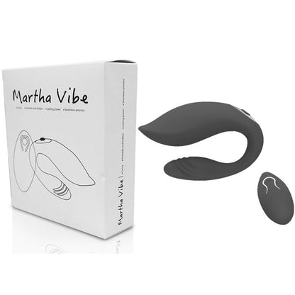 ARMONY - MARTHA VIBRADOR PARA PAREJAS NEGRO CON CONTROL REMOTO