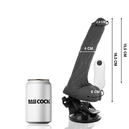 BASECOCK - CARNE DE CONTROL REMOTO PLEGABLE REALISTA 18.5 CM -O- 4 CM