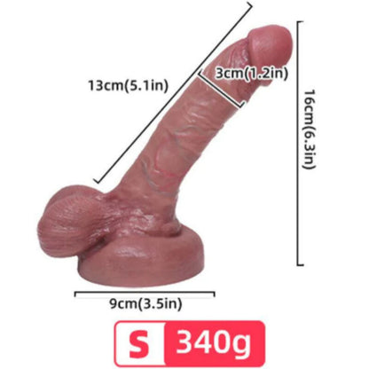 ARMONY - DILDO SILICONA LÍQUIDA REALISTA 13 CM