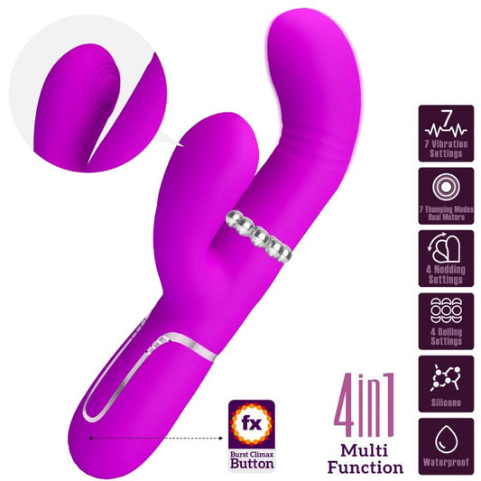 PRETTY LOVE - FUCHSIA G-SPOT MULTIFUNCTION VIBRATOR