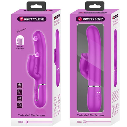 PRETTY LOVE - FUCHSIA LICKING RABBIT VIBRATOR