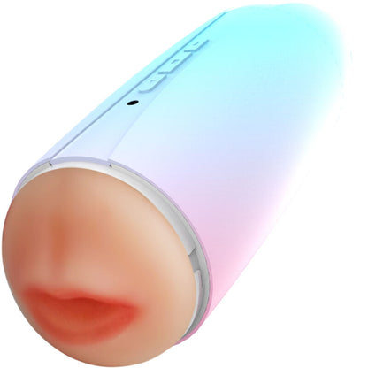 ARMONY - RAINBOW DOBLE VAGINA Y VIBRADOR BUCAL MASTURBADOR